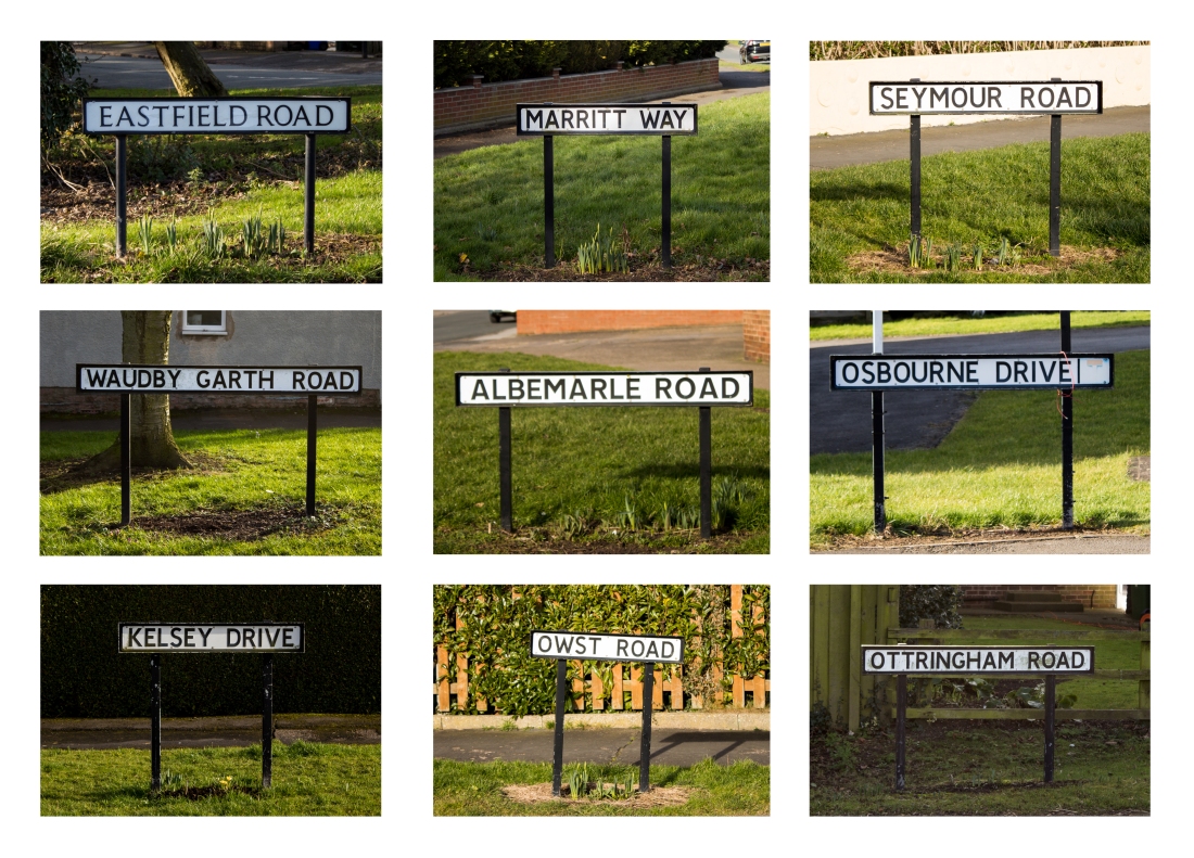street signs finished